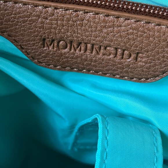 Tan and gold diaper bag - Picture 3 of 6